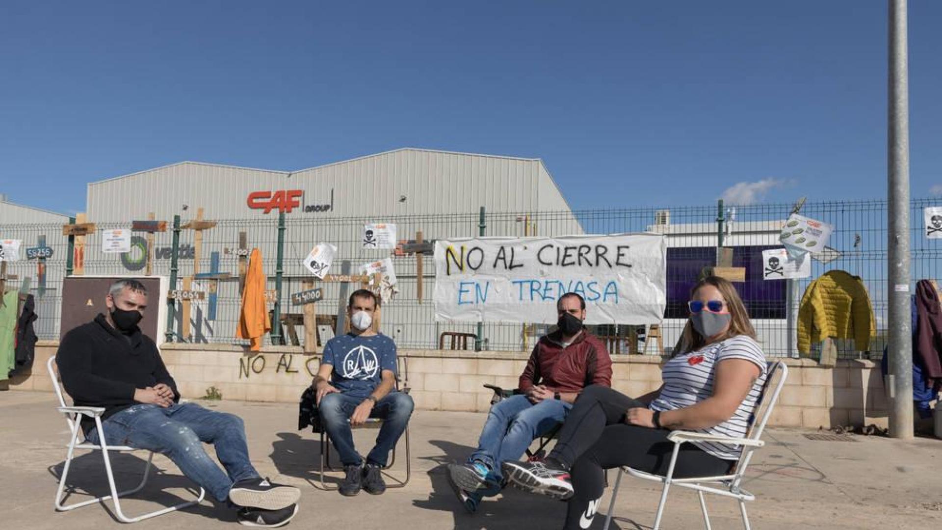 Las "caras" del cierre de Trenasa Castejón