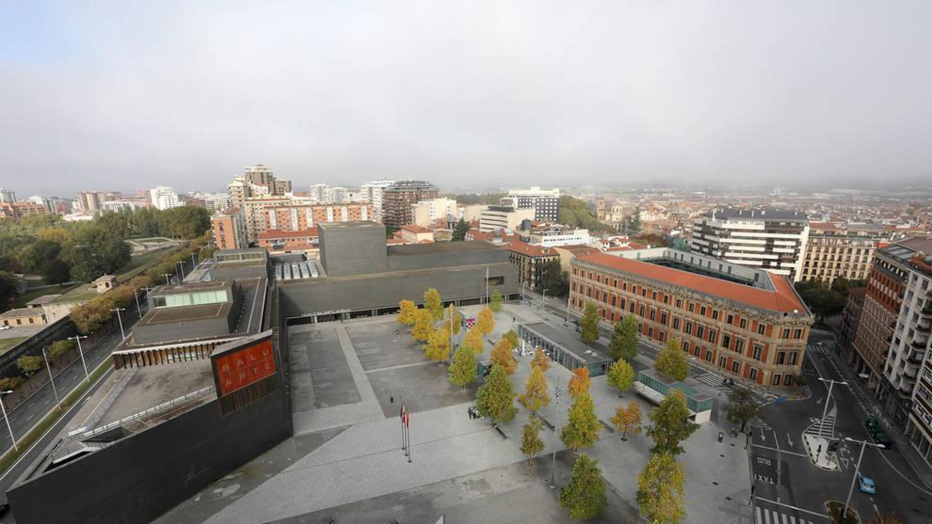 Panorámica del Primer Ensanche de Pamplona.