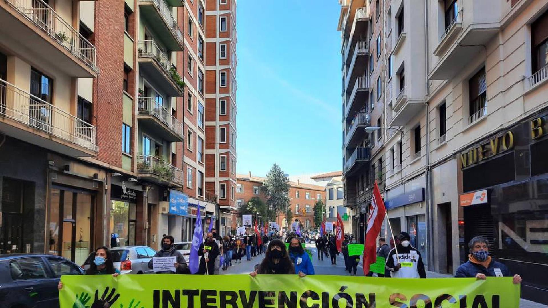 Trabajadores de intervención social se movilizan para pedir un convenio "digno"