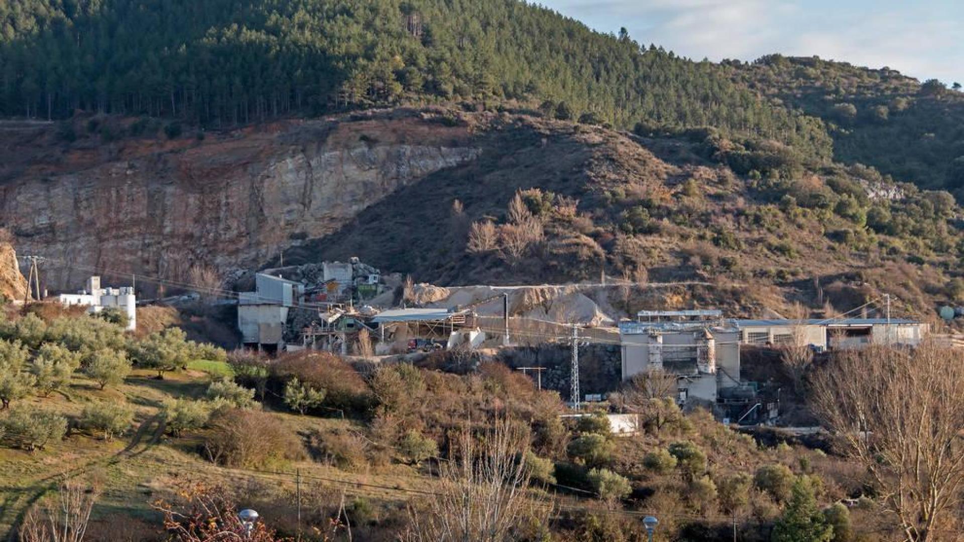 Vista de la cantera de Bearin en 2019.