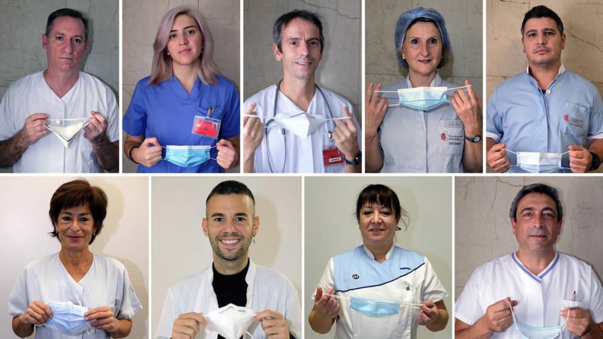José Javier Lorza, María Ramos, Íñigo Les, Camino Induráin, Ángel Muñoz, Susana Fernández, Mikel Jorajuría, Mar Ruiz y Manuel Rey.