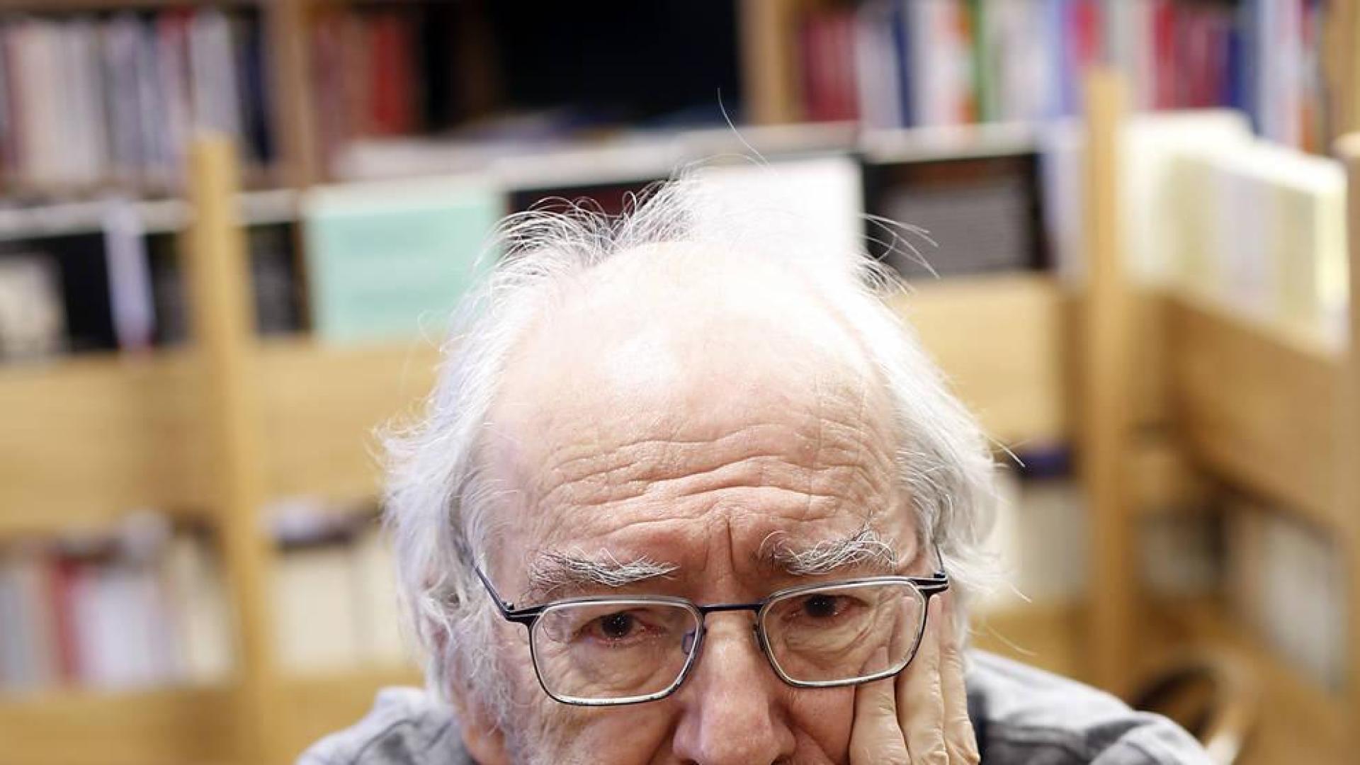 Aurelio Arteta, ayer en Walden, donde mañana presenta su libro reeditado sobre la compasión.