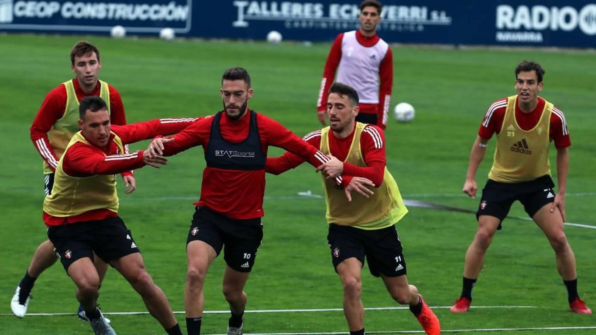 Osasuna prepara el partido de Sevilla con Jony en el grupo FÚTBOL OSASUNA