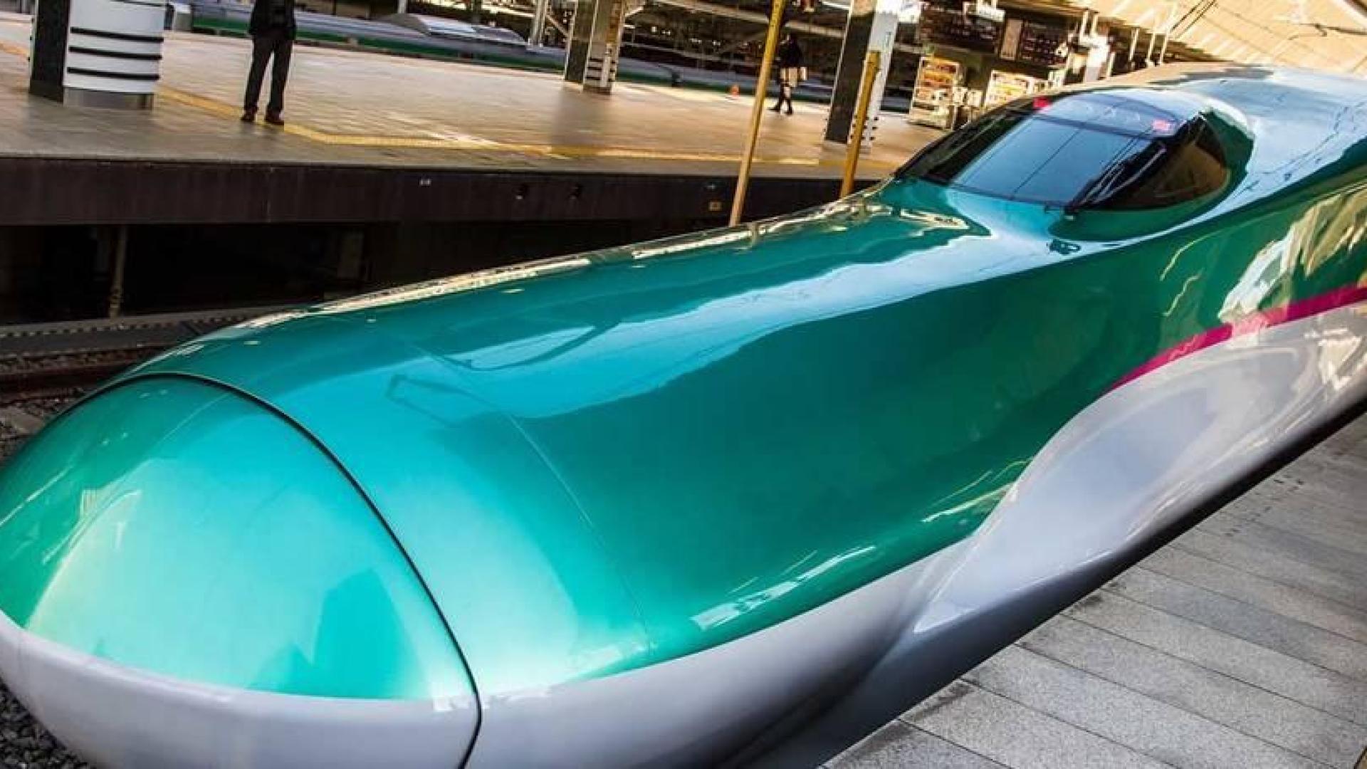 Imagen del Shinkansen E5, el tren bala más rápido del mundo