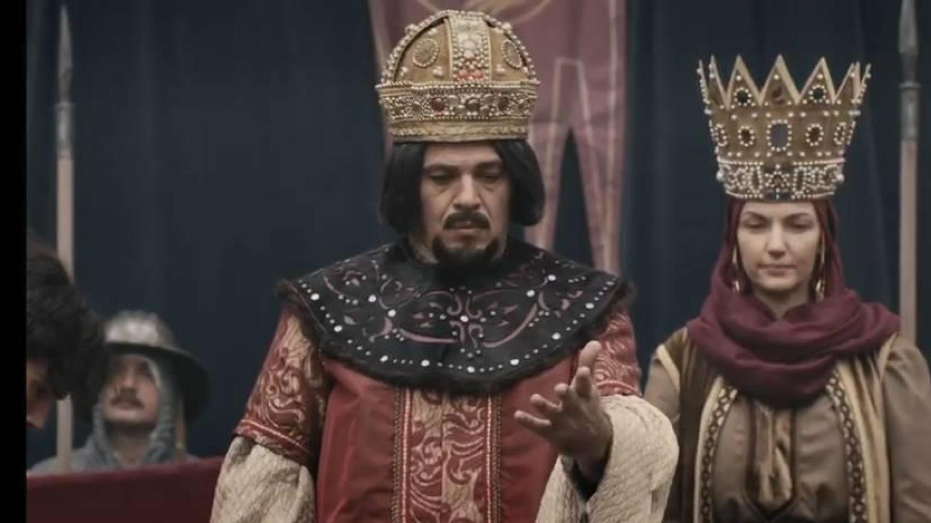 Savo Milosevic, emperador bizantino en una serie de televisión