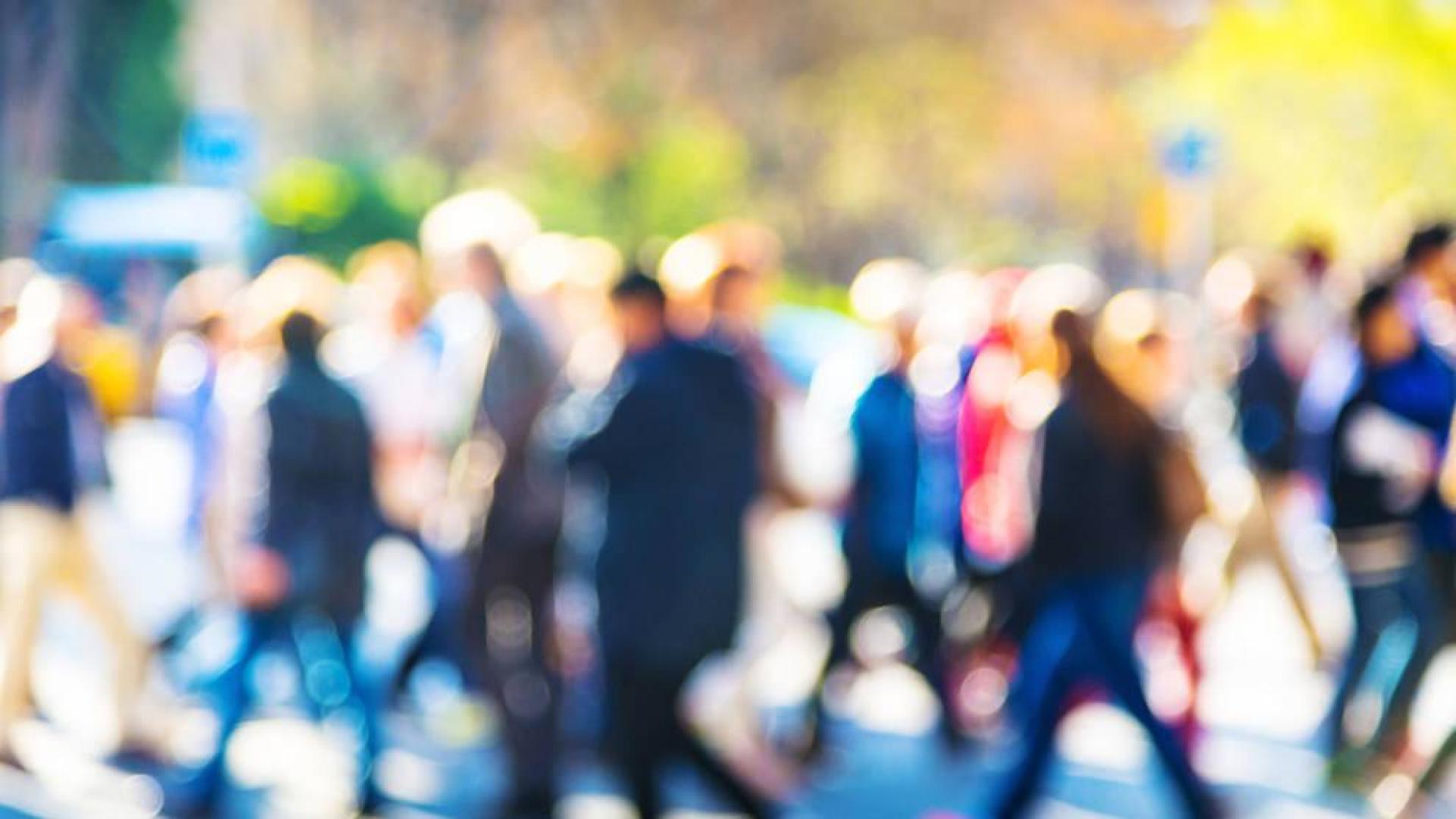 Fotografía grupo de personas, habitantes, población