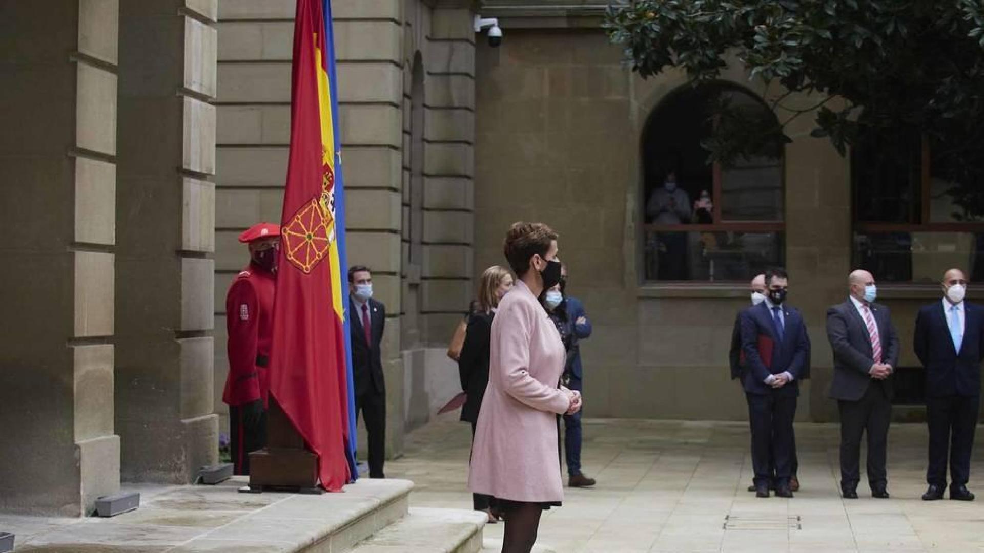 El presidente del Gobierno, Pedro Sánchez, acudió a Pamplona este viernes 13 de noviembre para reunirse con María Chivite y presentar el plan 'España Puede'.