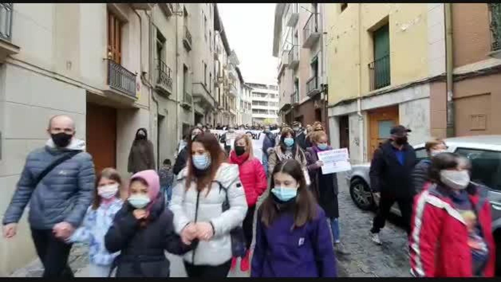 Vídeo de la manifestación del sector hostelero en Estella
