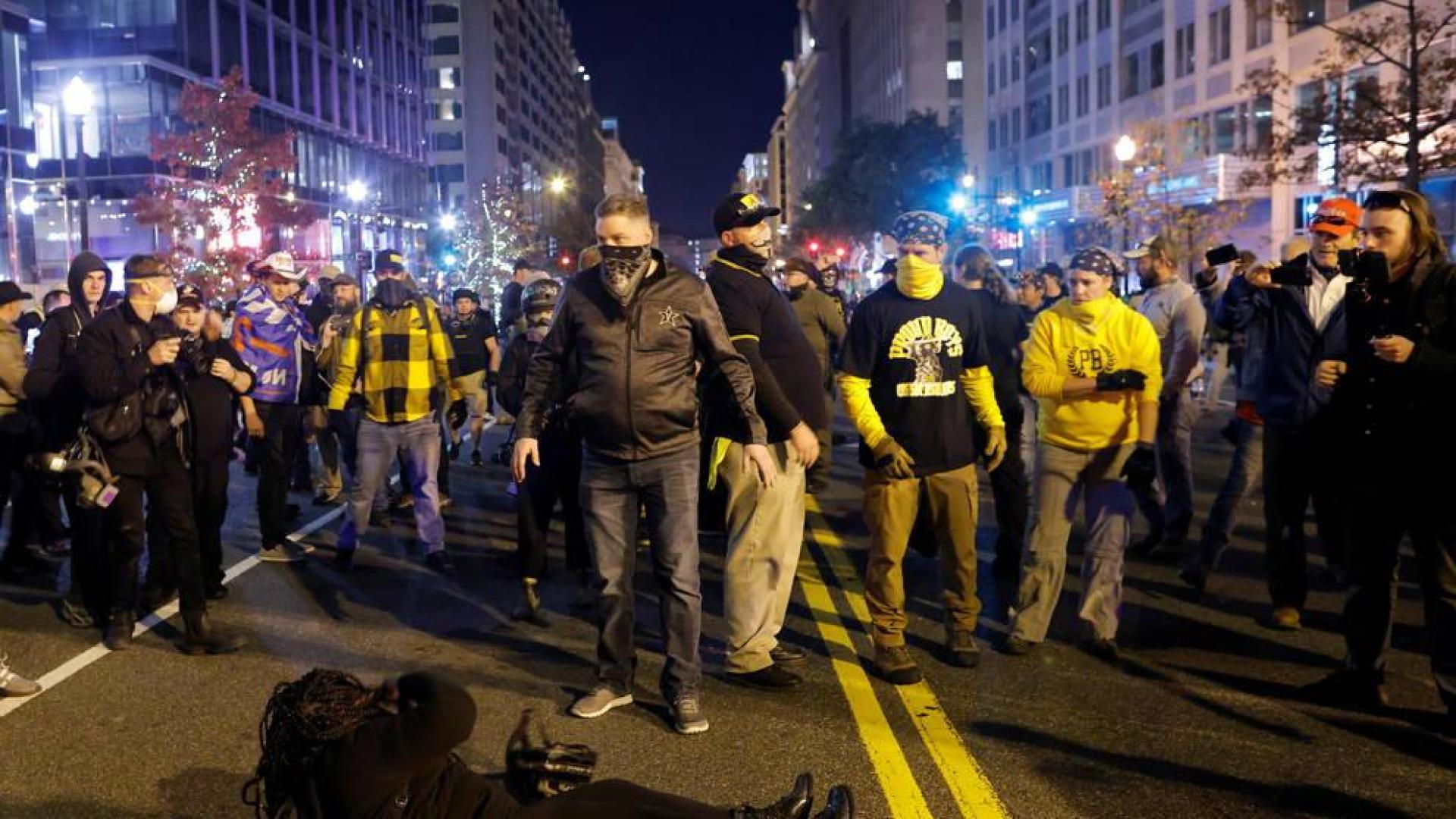 Tensión en Washington tras los altercados entre seguidores y detractores de Trump