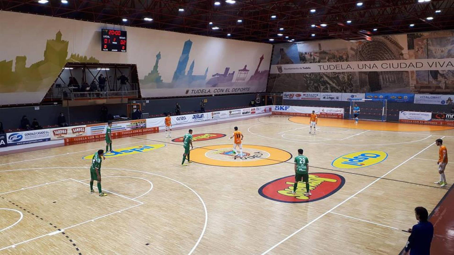 Minuto a minuto del derbi navarro en la Copa del Rey de fútbol sala