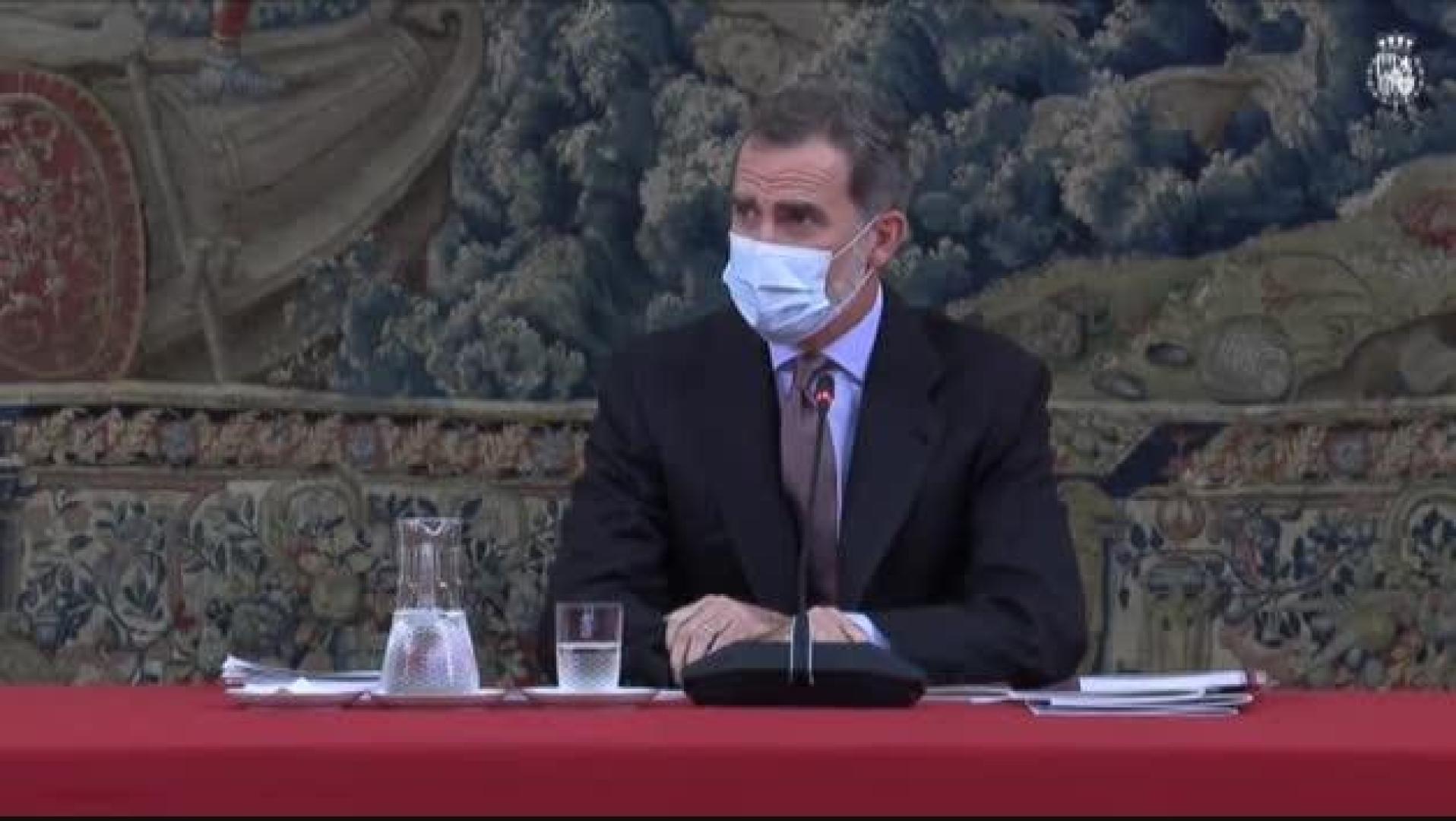 Vídeo: Felipe VI se pone en cuarentena tras haber tenido contacto con un positivo en coronavirus