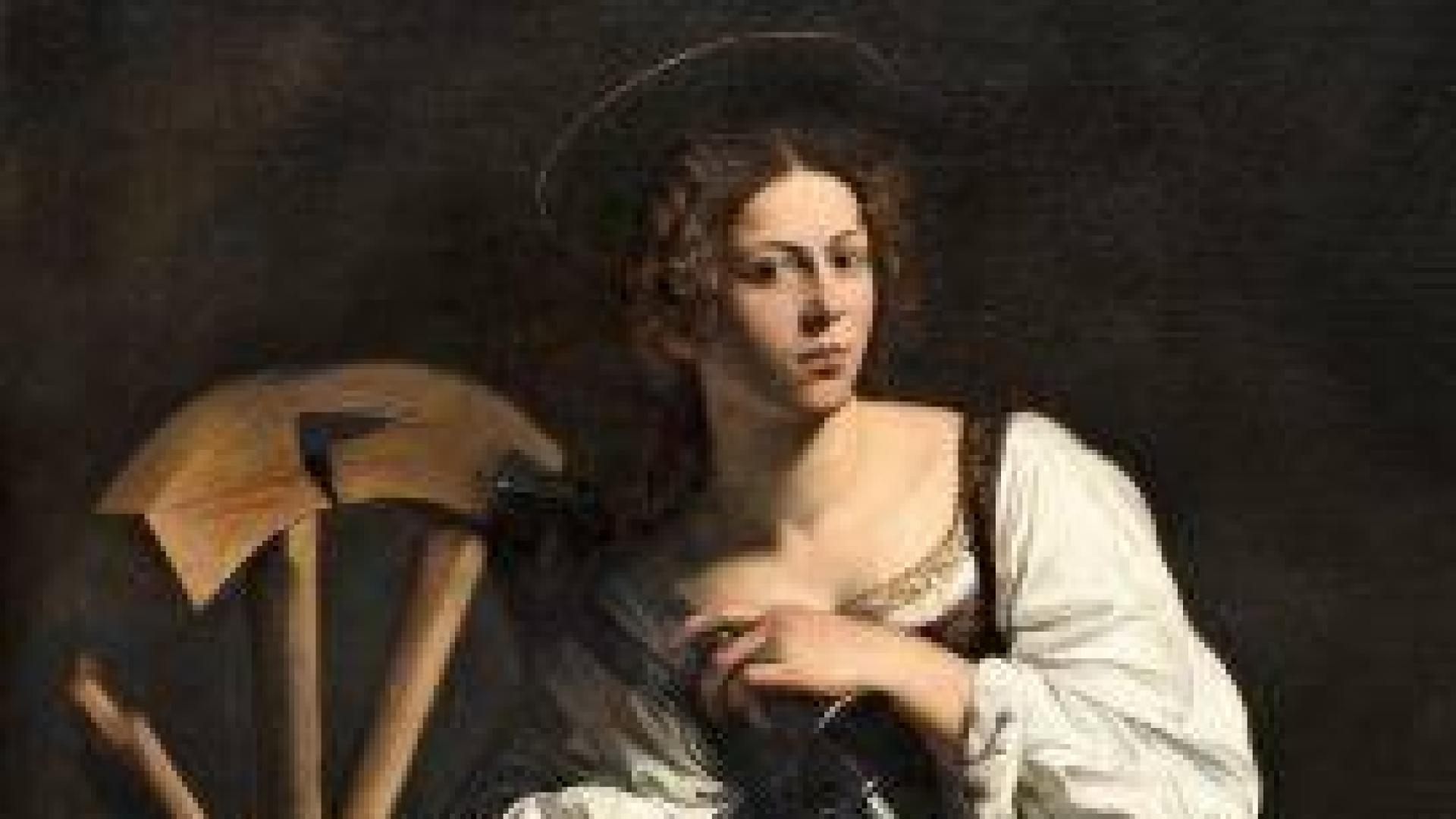 Imagen de Santa Catalina pintada por Caravaggio