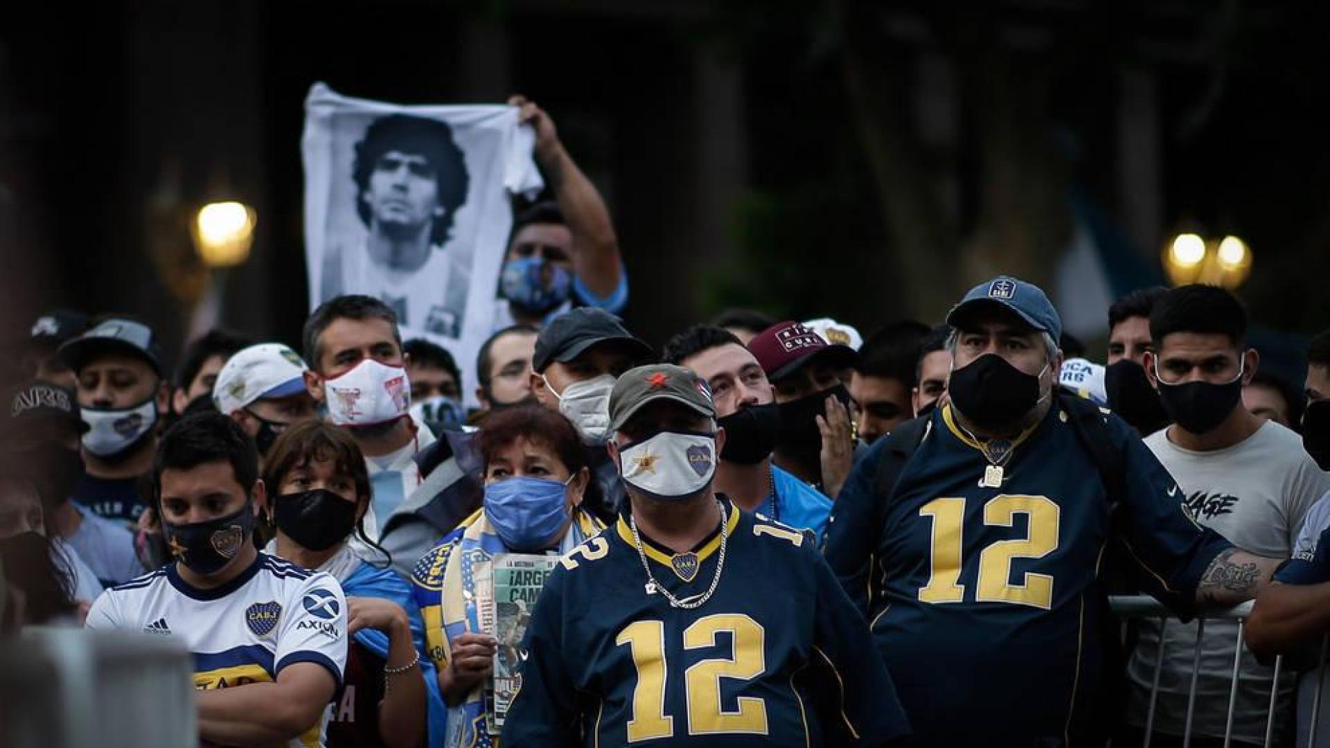 Abren en la Casa Rosada el velatorio público de Maradona