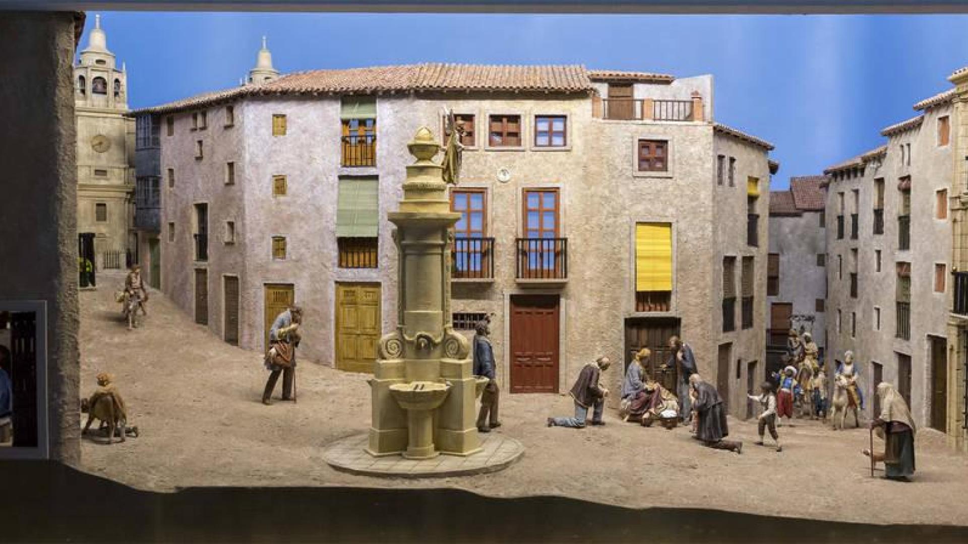 El belén del zaguán del ayuntamiento abre sus puertas esta tarde
