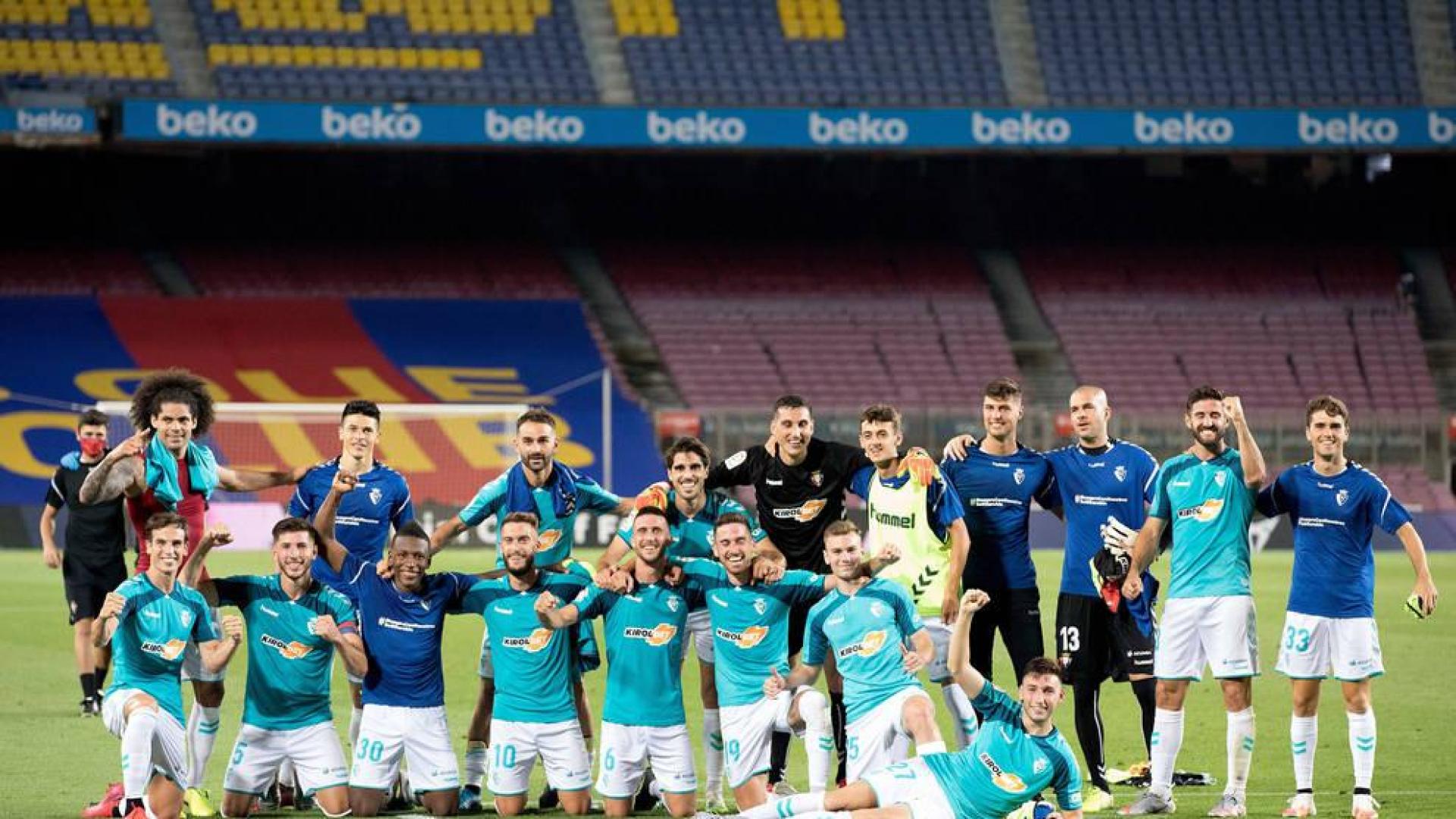 Cinco triunfos fuera contra el Barcelona