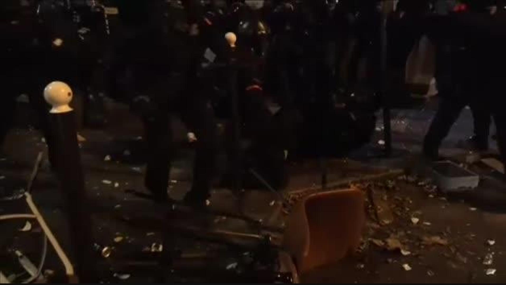 Manifestación contra la nueva ley de seguridad de Macron