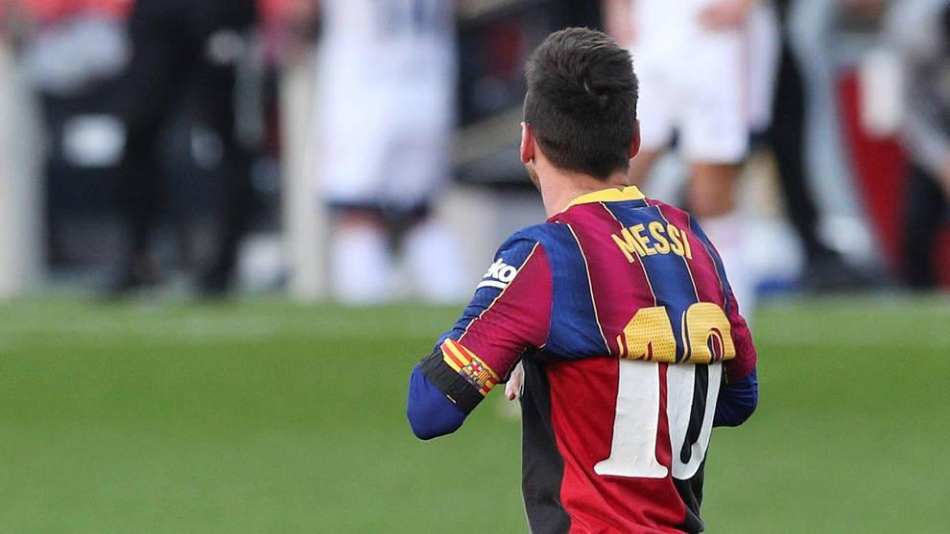 Osasuna, convidado de piedra en el homenaje de Messi a Maradona