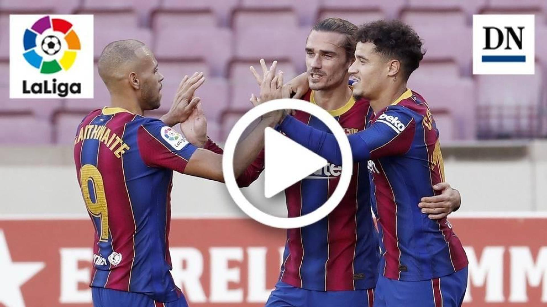 Vídeo Barcelona-Osasuna: goles y resumen (jornada 11)