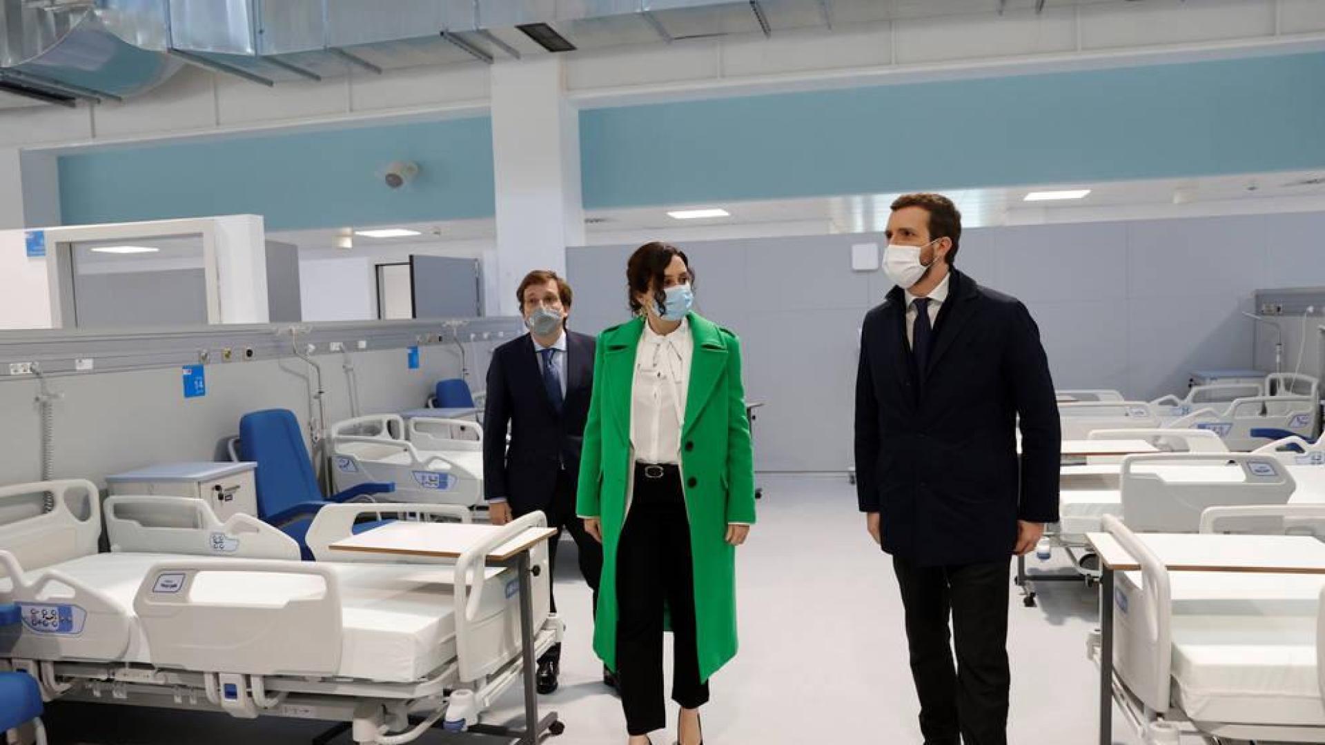 Ayuso el "hospital para España", que será un "pulmón asistencial" frente a emergencias