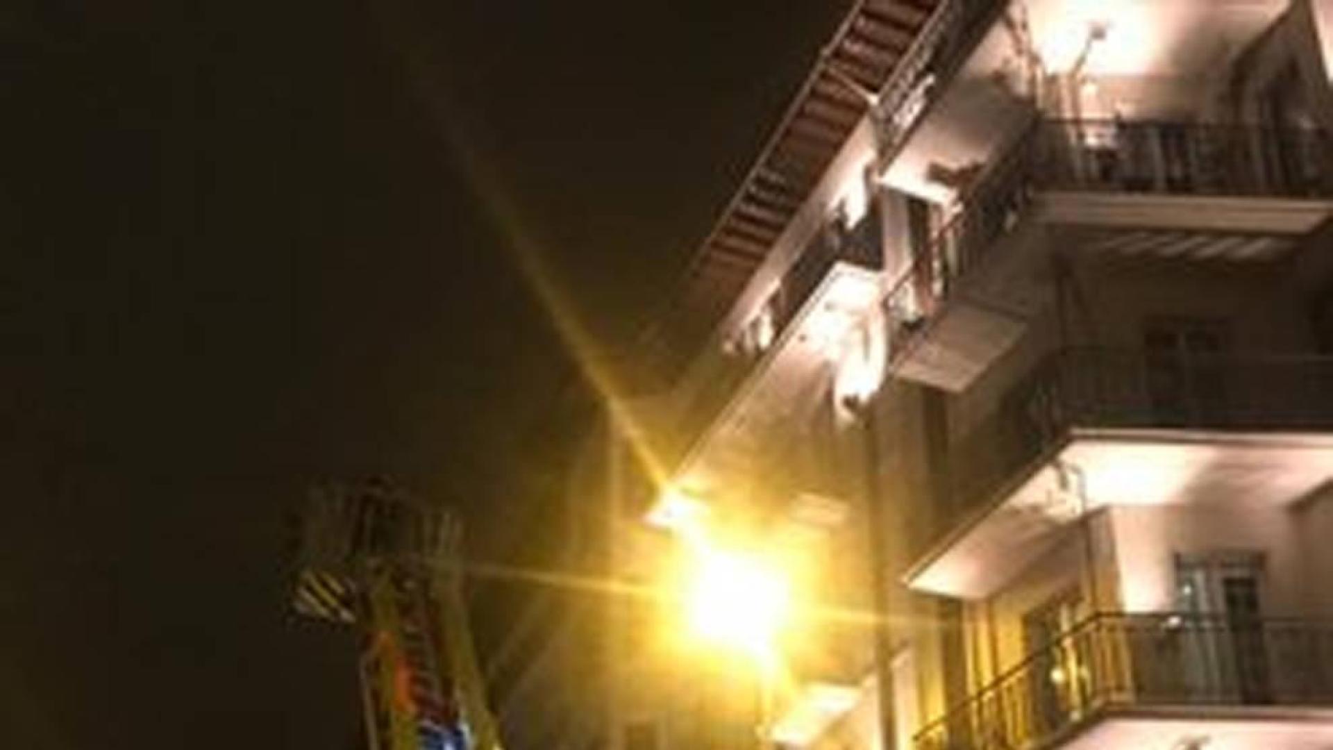 Arde un colchón en un hotel de Pamplona