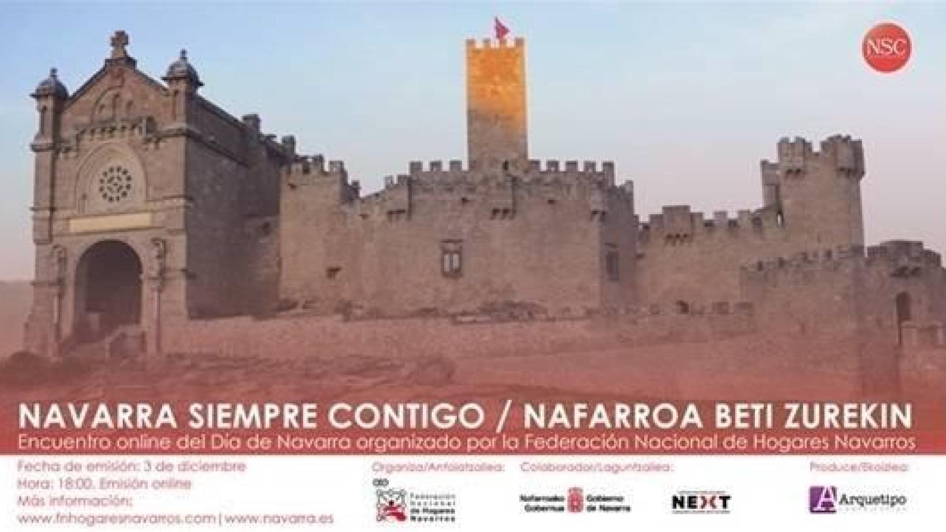 Casas y Hogares navarros celebrarán el Día de Navarra con un evento online