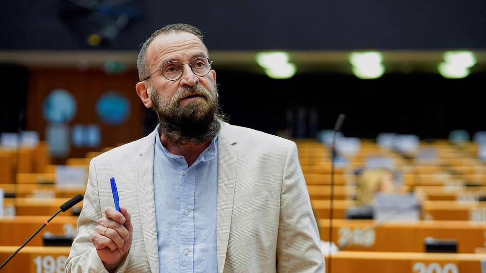 El eurodiputado József Szájer, del partido ultraconservador Fidesz, en el Parlamento Europeo.