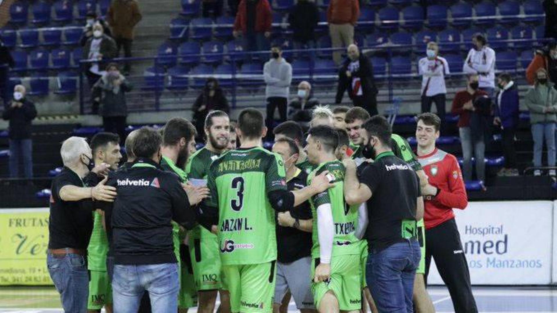 Helvetia Anaitasuna frena la racha del Logroño con un triunfo incontestable