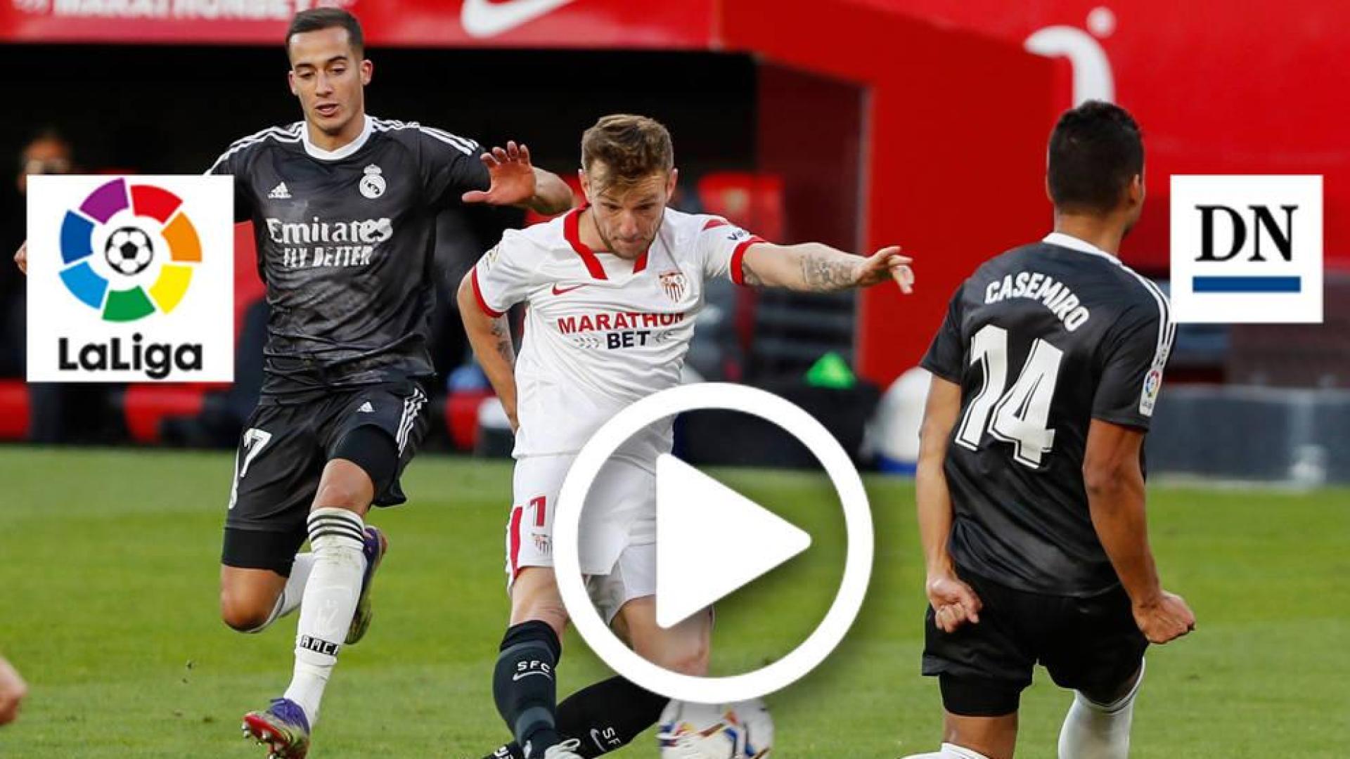 Resumen del Sevilla 0-1 Real Madrid en vídeo