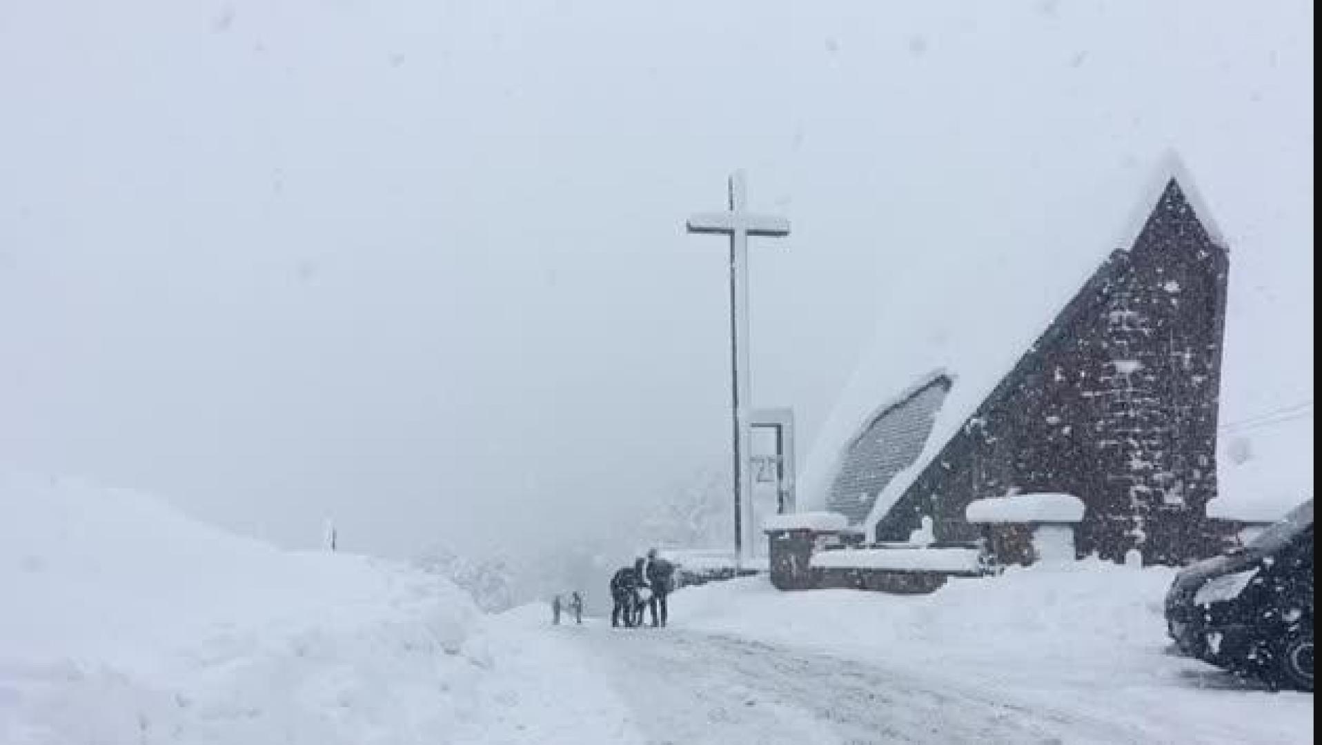 Vídeo de las nevadas en el Alto de Ibañeta (II)