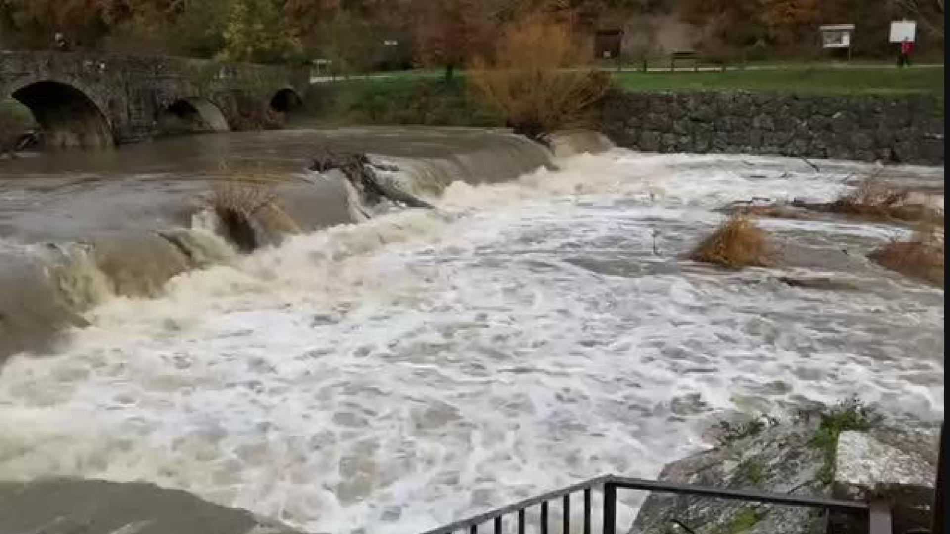 El río Ultzama, a su paso por el Batán de Villava
