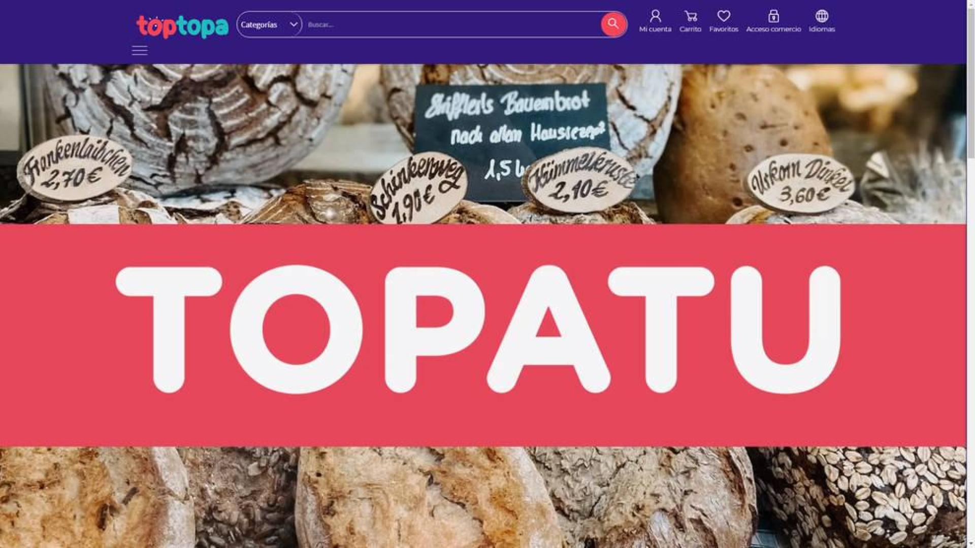 Llega la plataforma de venta online 'TopTopa' para el comercio minorista navarro