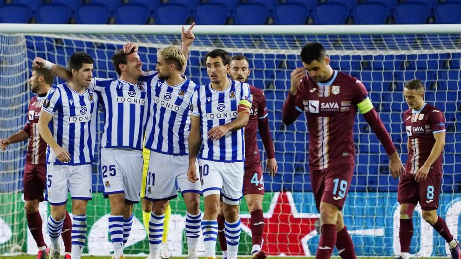 La Real busca el pase en Nápoles y el Granada firmar el primer puesto