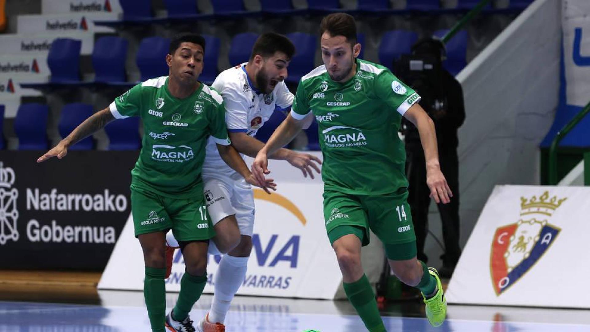 Osasuna Magna rescató un punto pese a generar una multitud de ocasiones