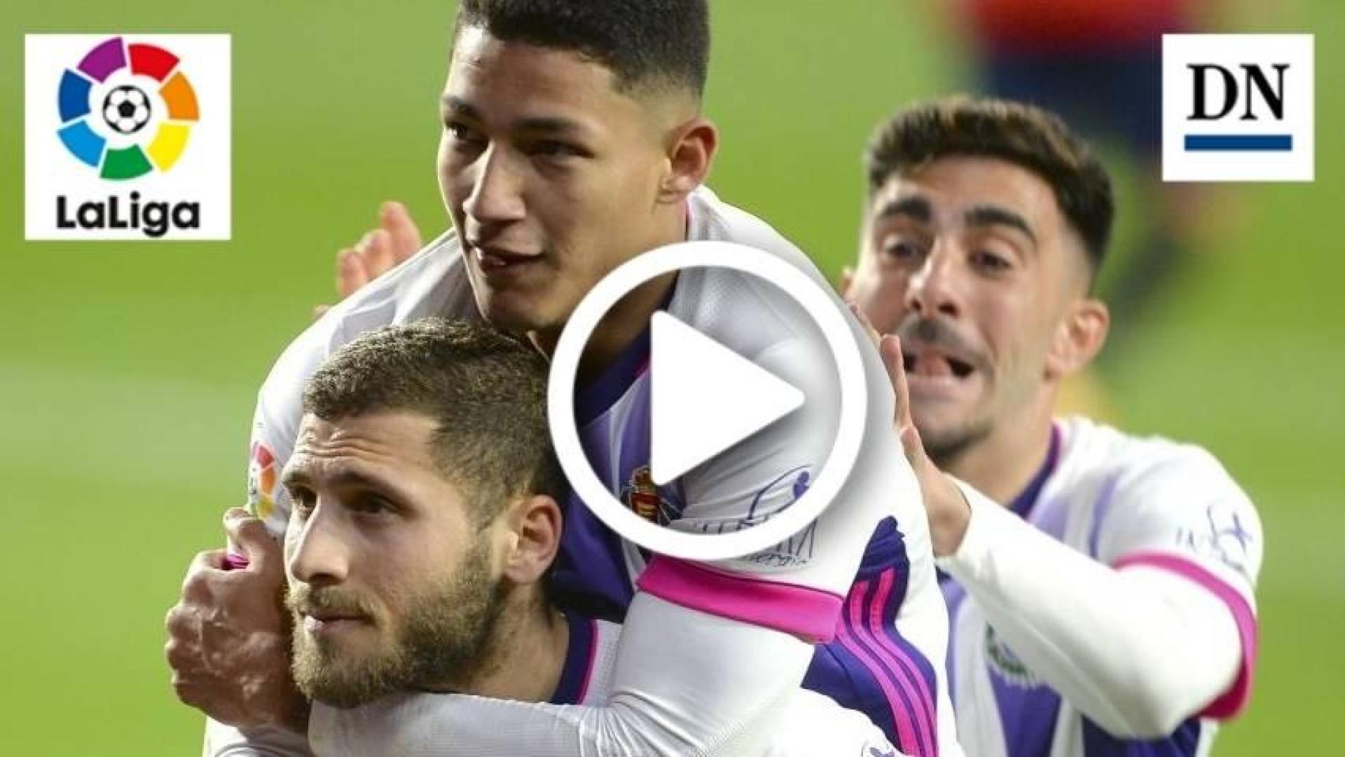 Resumen del Valladolid-Osasuna: gol de Weissman (3-2)