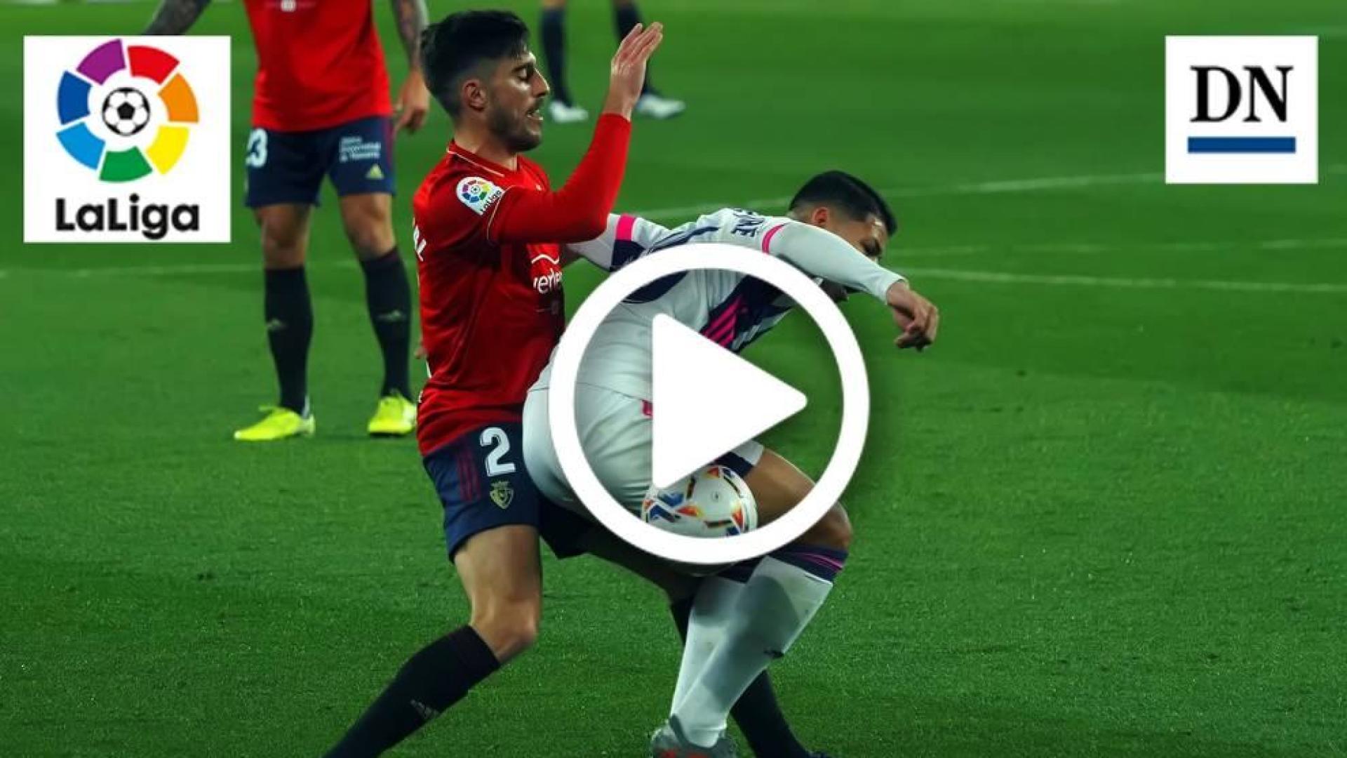 Resumen del Valladolid-Osasuna: gol de Orellana (2-2)