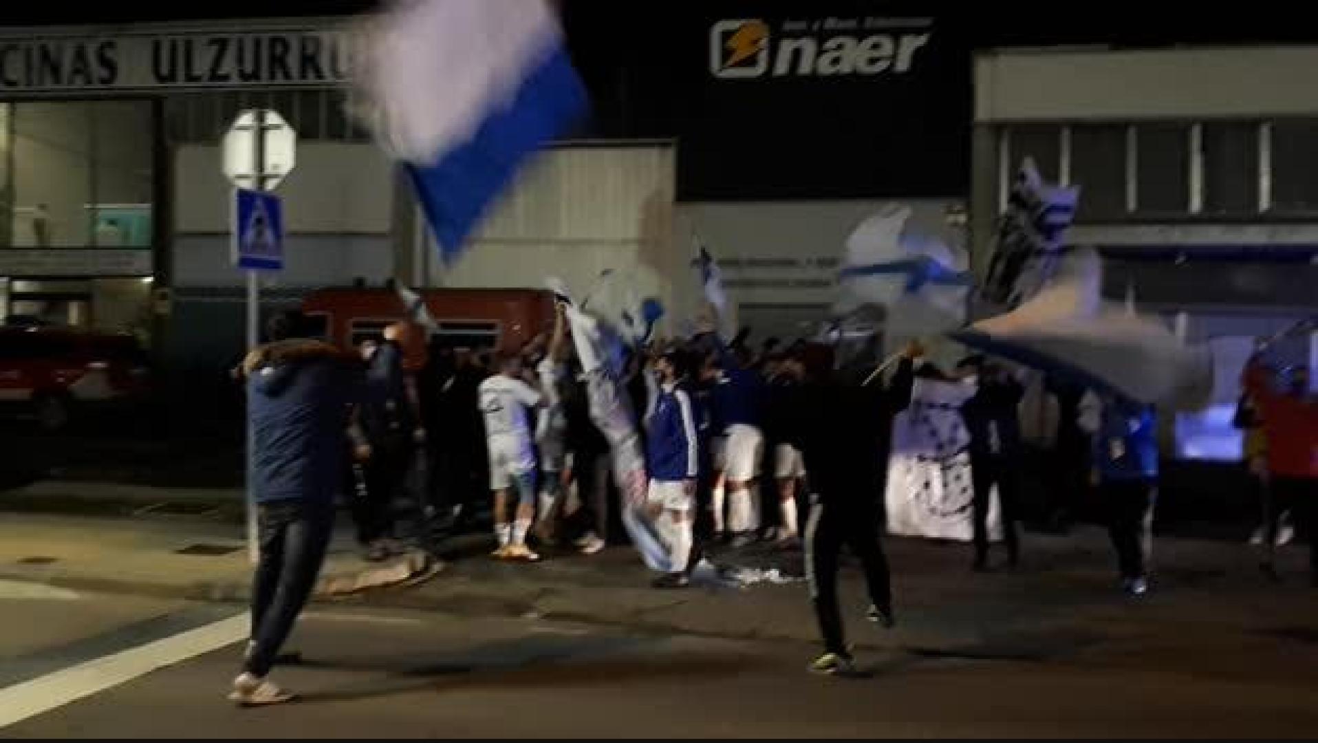 Aficionados del Cantolagua celebran la participación en la Copa del Rey