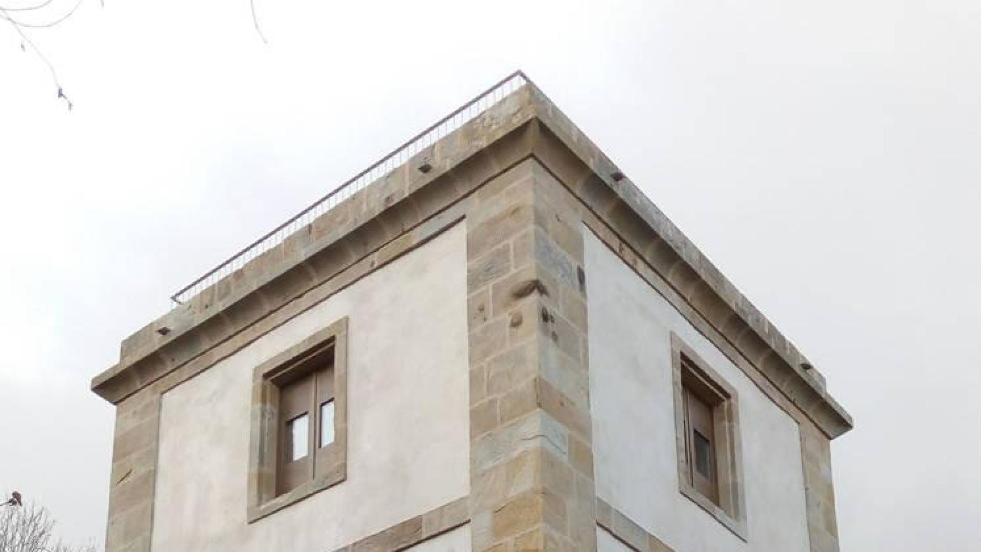 Finalizan las obras de restauración en la torre de Basaluze