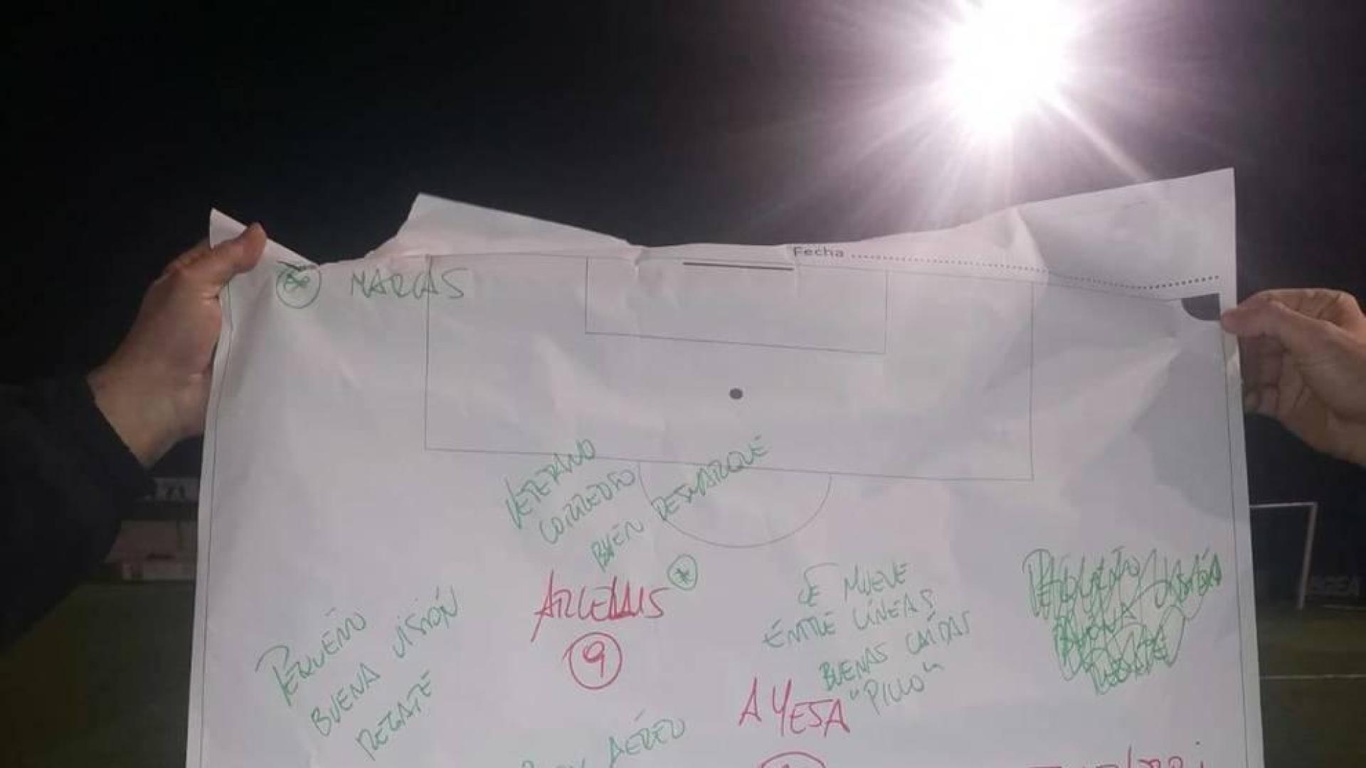 Una pizarra para el recuerdo