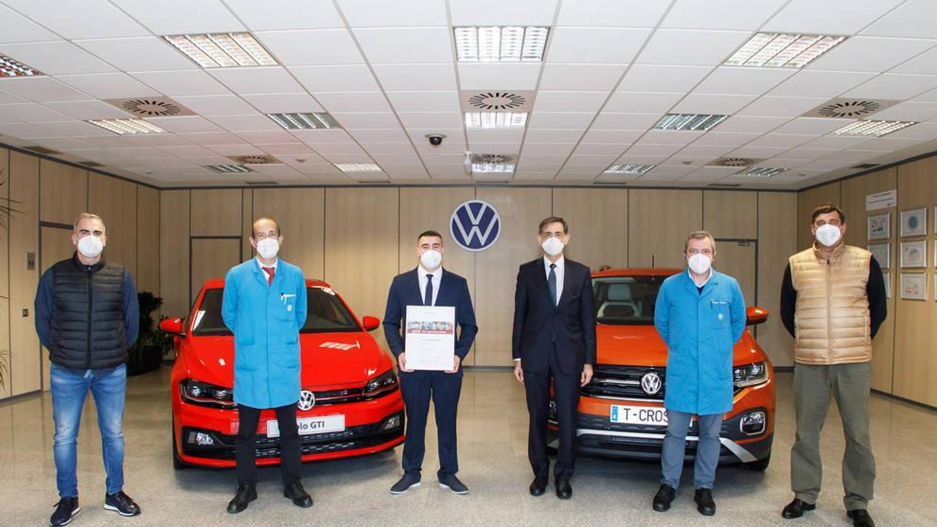 Un aprendiz de VW Navarra premiado por ser de los mejores del grupo en el mundo
