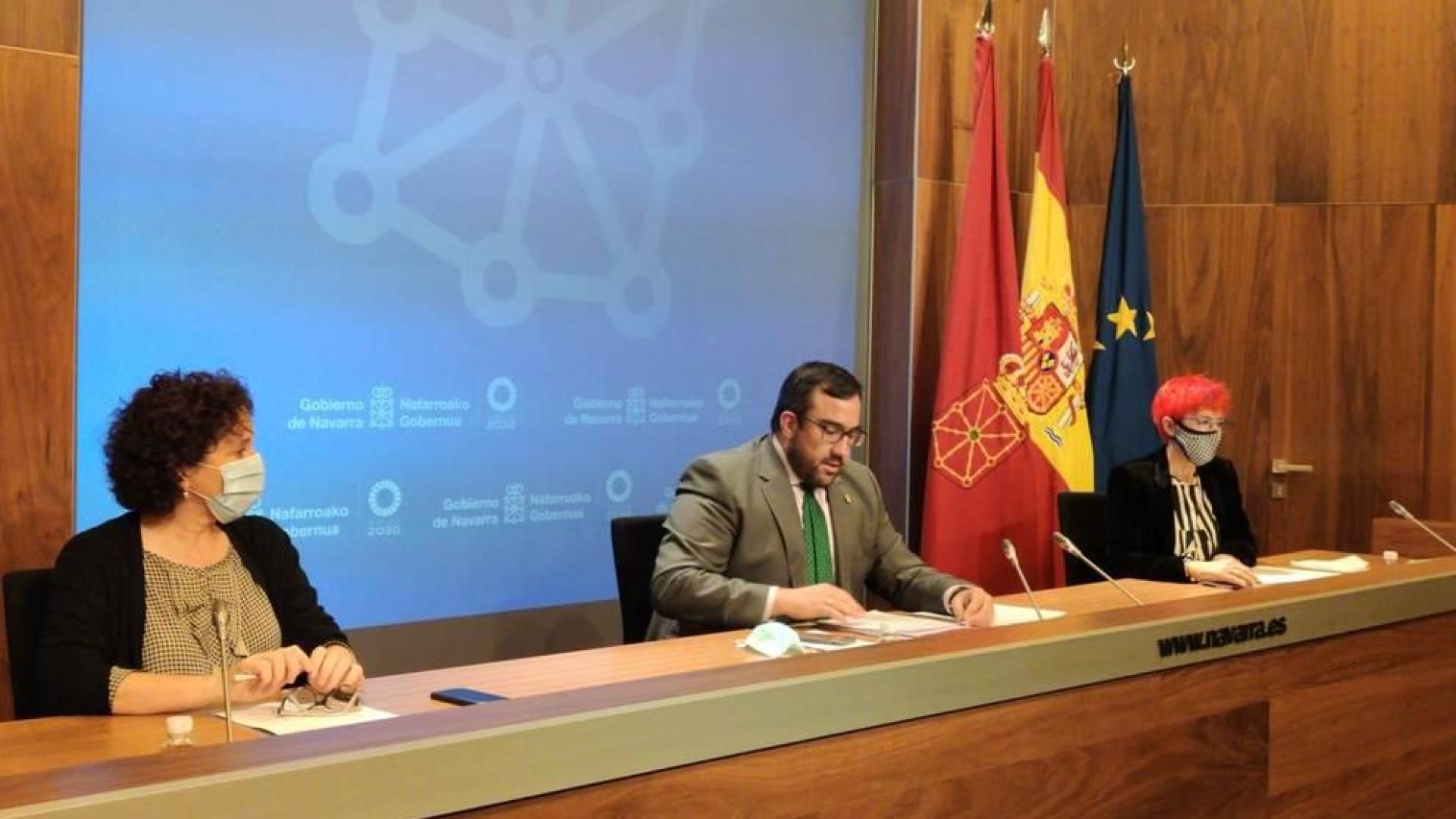 Rueda de prensa tras la sesión de Gobierno.