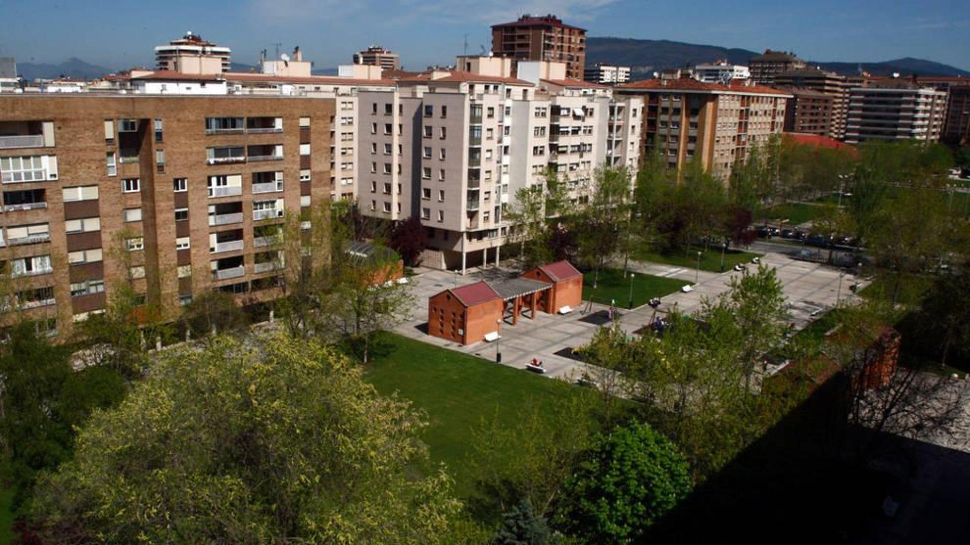 La plaza Félix Huarte de Pamplona
