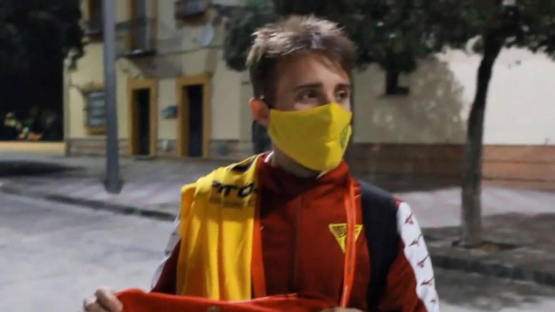 Ale Buzón, jugador del Tomares.