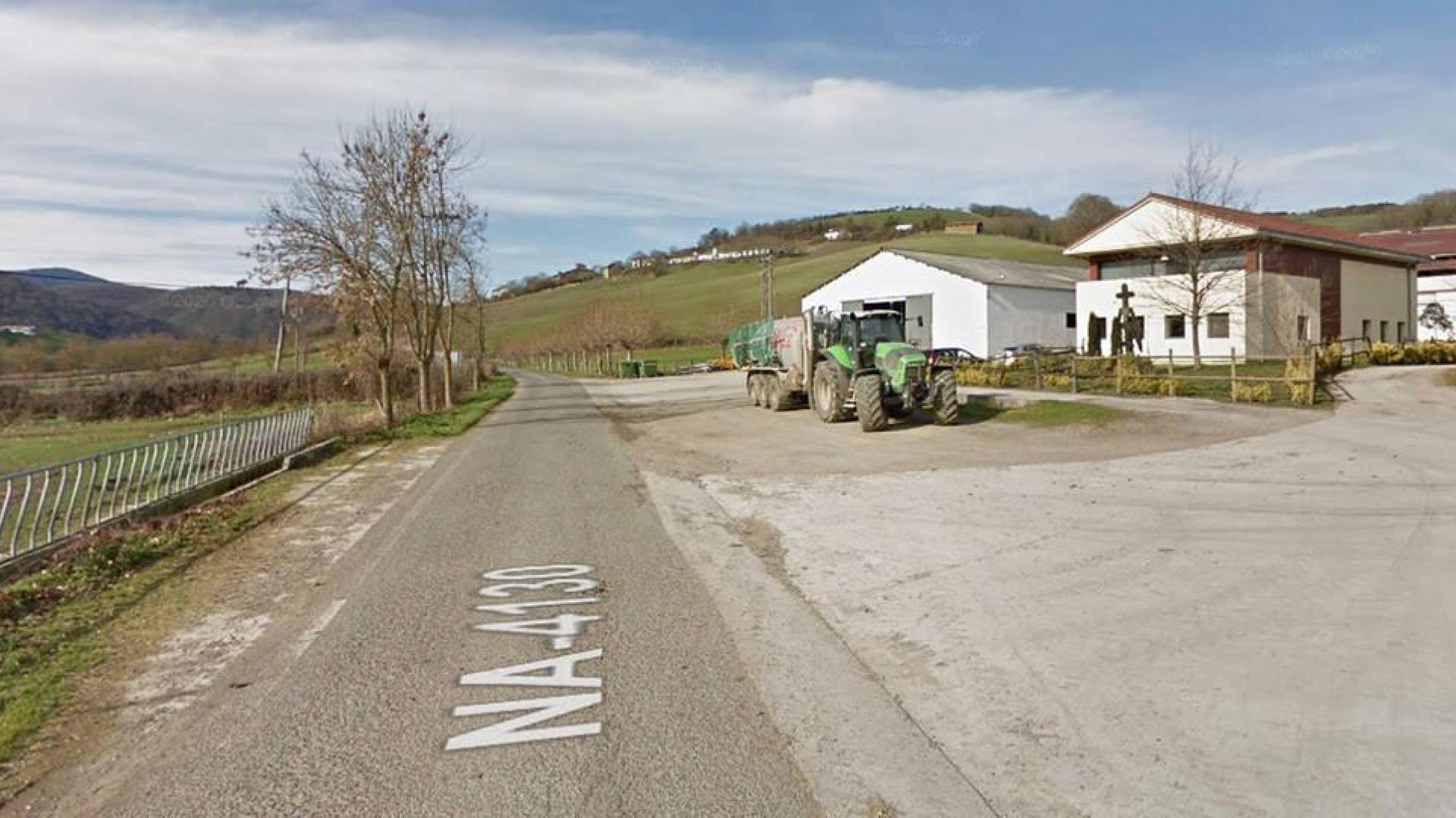 Heridos tres ciclistas en caídas en Subiza, Orkoien y Oscoz