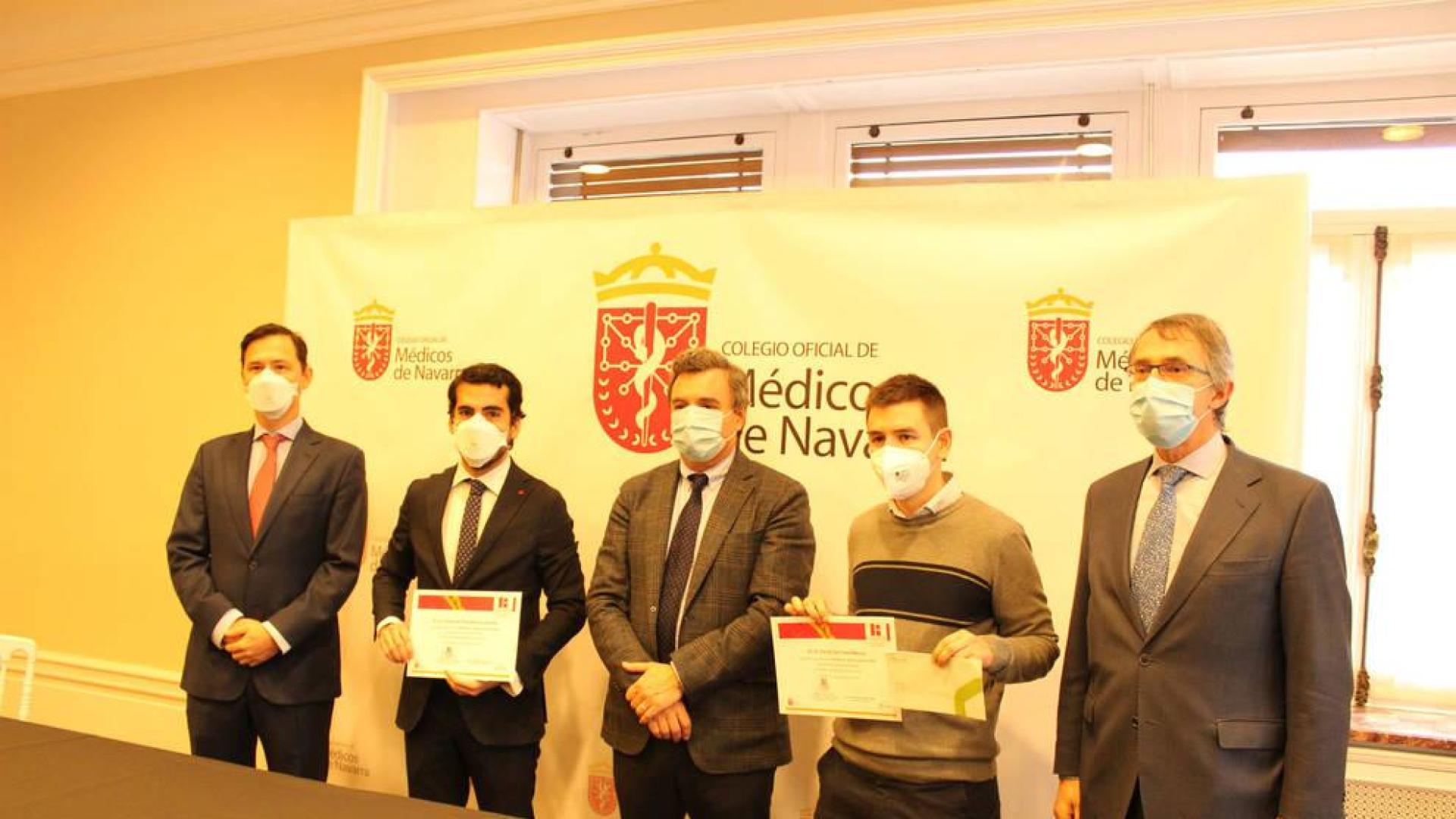 Daniel de Frutos y Carlos Bérniz ganan las Becas MIR del Colegio de Médicos