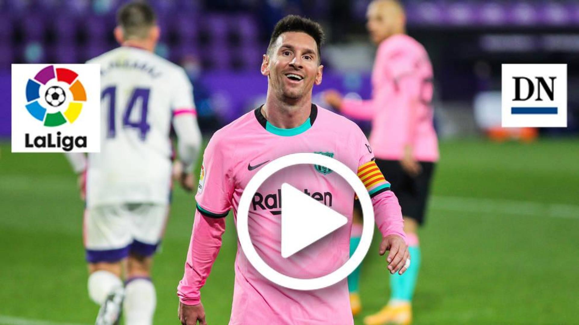 Resumen del Valladolid 0-3 Barcelona en vídeo