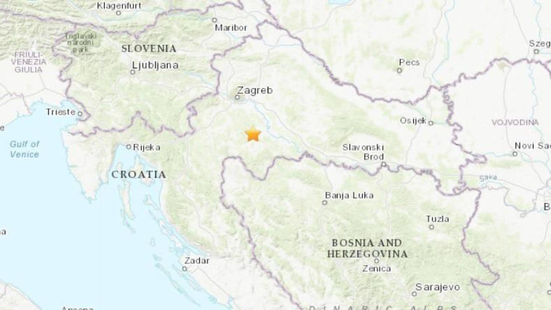 Un terremoto de magnitud 5,1 sacude la capital de Croacia y sus alrededores