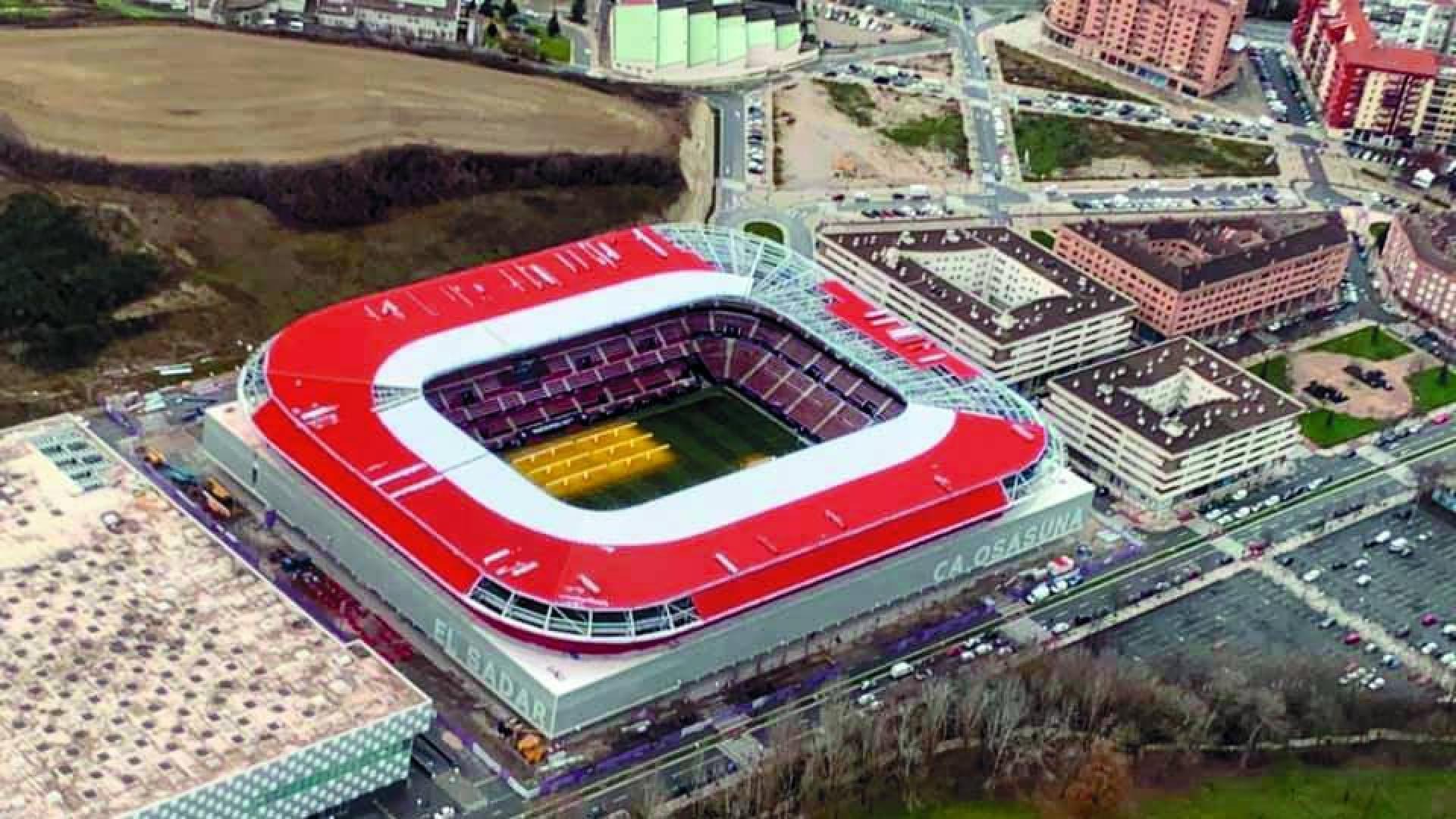 La obra de El Sadar se espera que esté terminada en enero