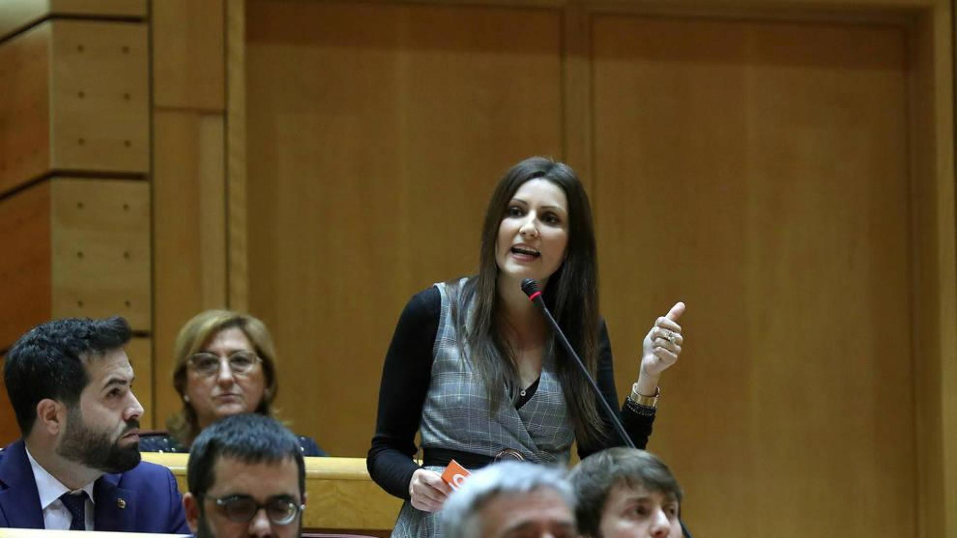 La hasta ahora portavoz de Ciudadanos en el Parlamento de Cataluña, Lorena Roldán.