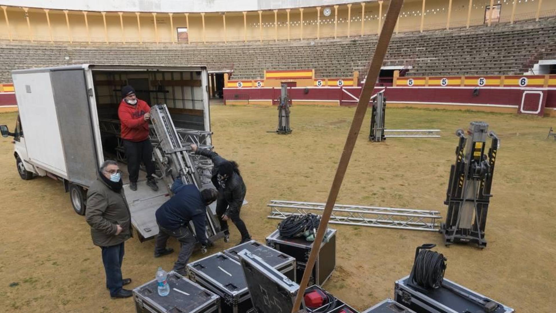 Todo preparado para la llegada de los Reyes Magos a Tudela