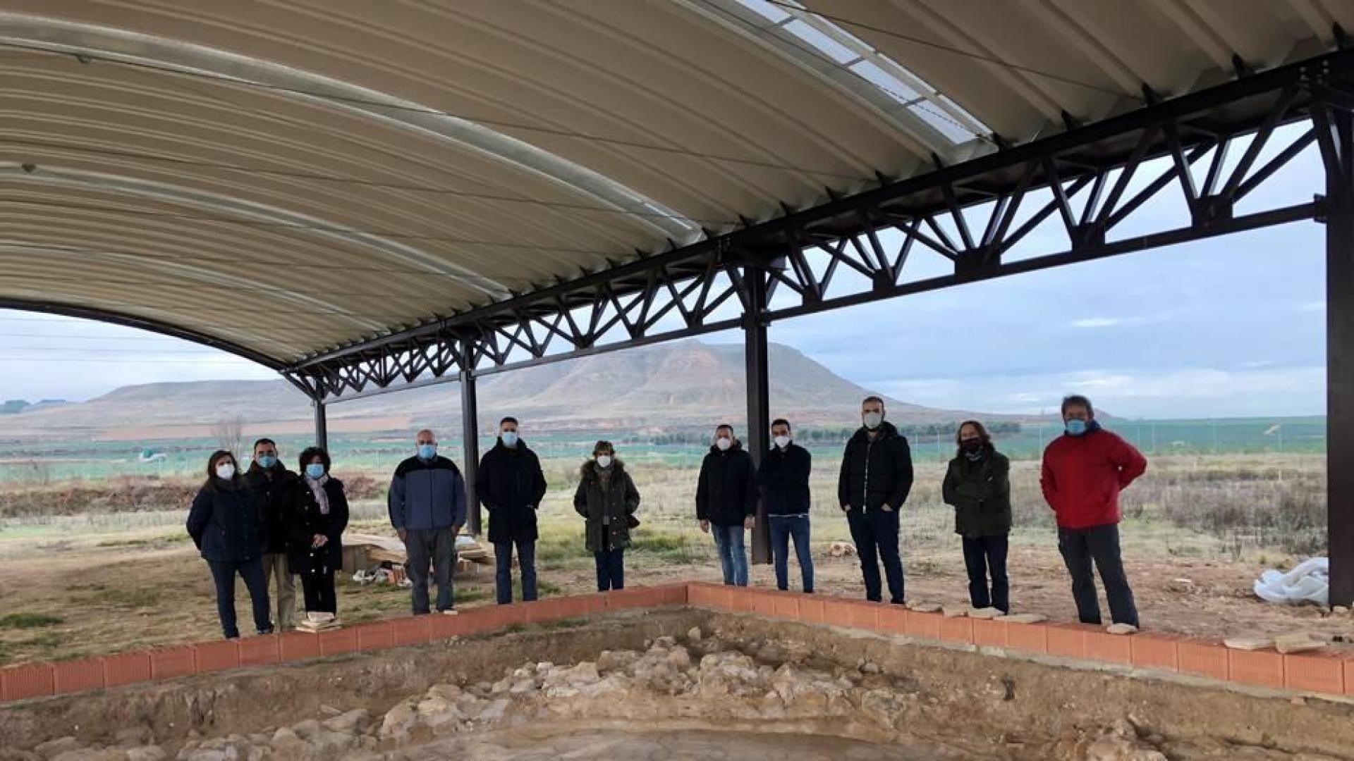Finaliza la restauración del mosaico romano descubierto en el yacimiento de El Villar de Ablitas